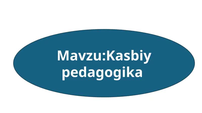 Kasbiypedagogika 1