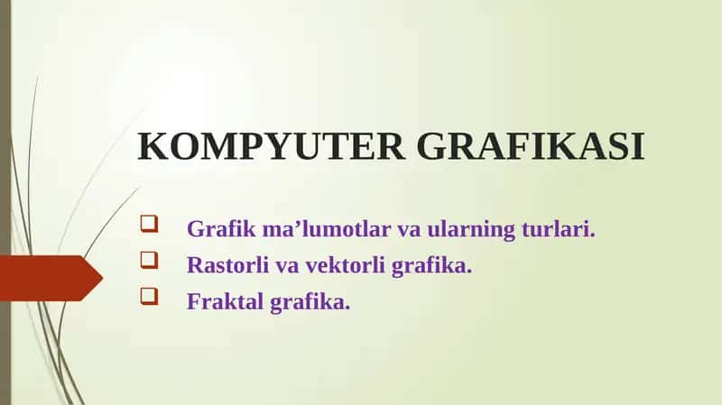 Kompyuter Grafikasi 1