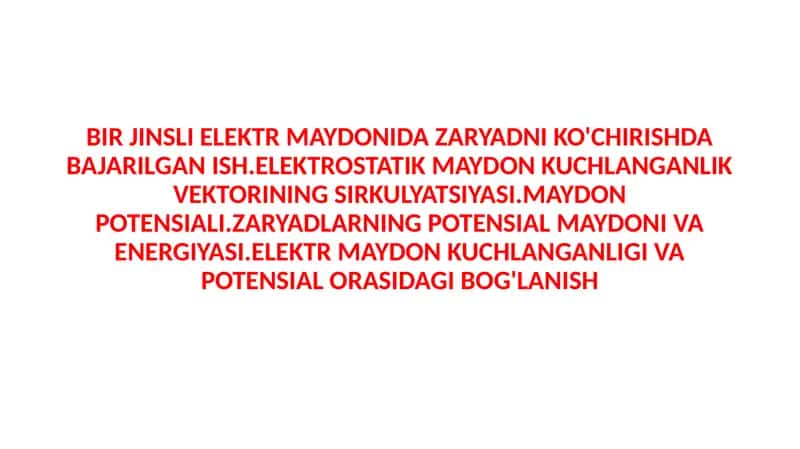 Elektr Maydon 1