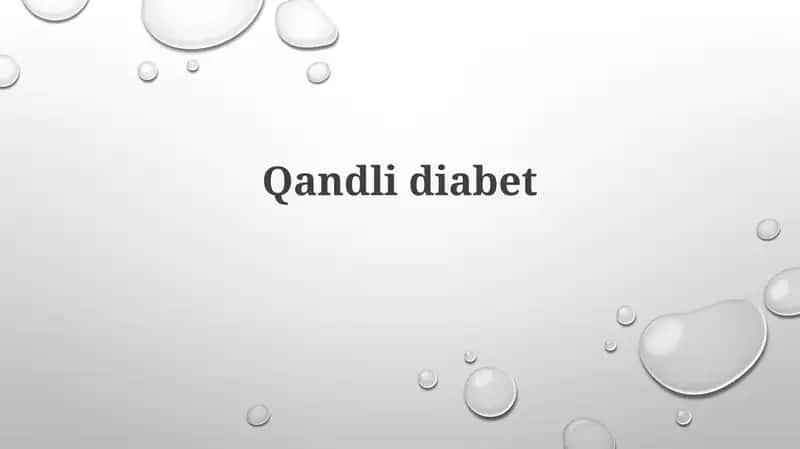 Qandlidiabet 1