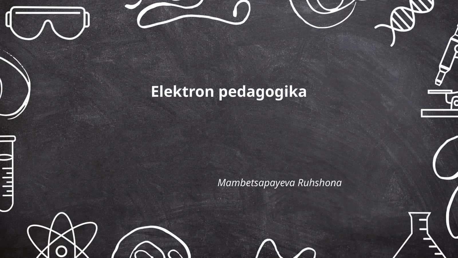 Elektron ta'lim platformalari 1