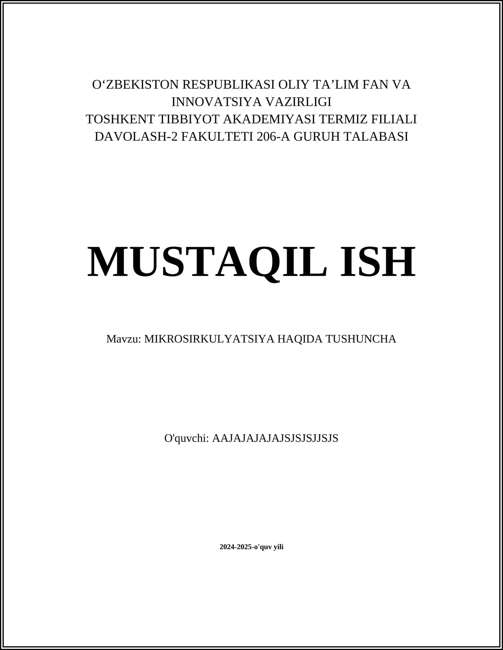 MIKROSIRKULYATSIYA HAQIDA TUSHUNCHA 1