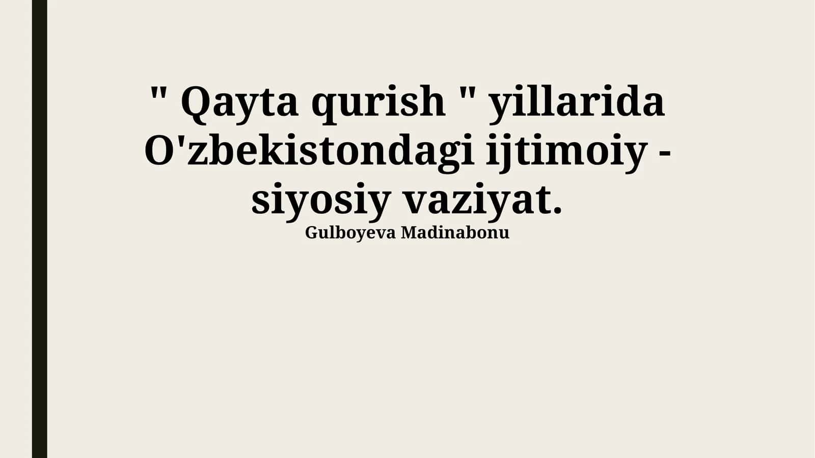 Qayta qurish mohiyati 1