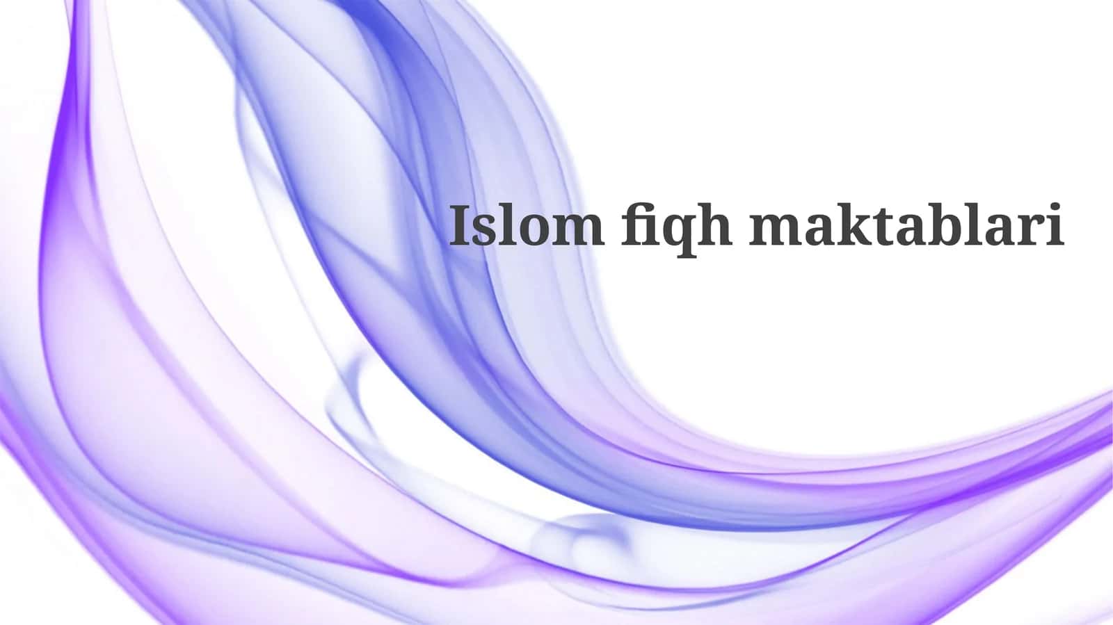 To'rt asosiy huquqshunoslik maktablari 1