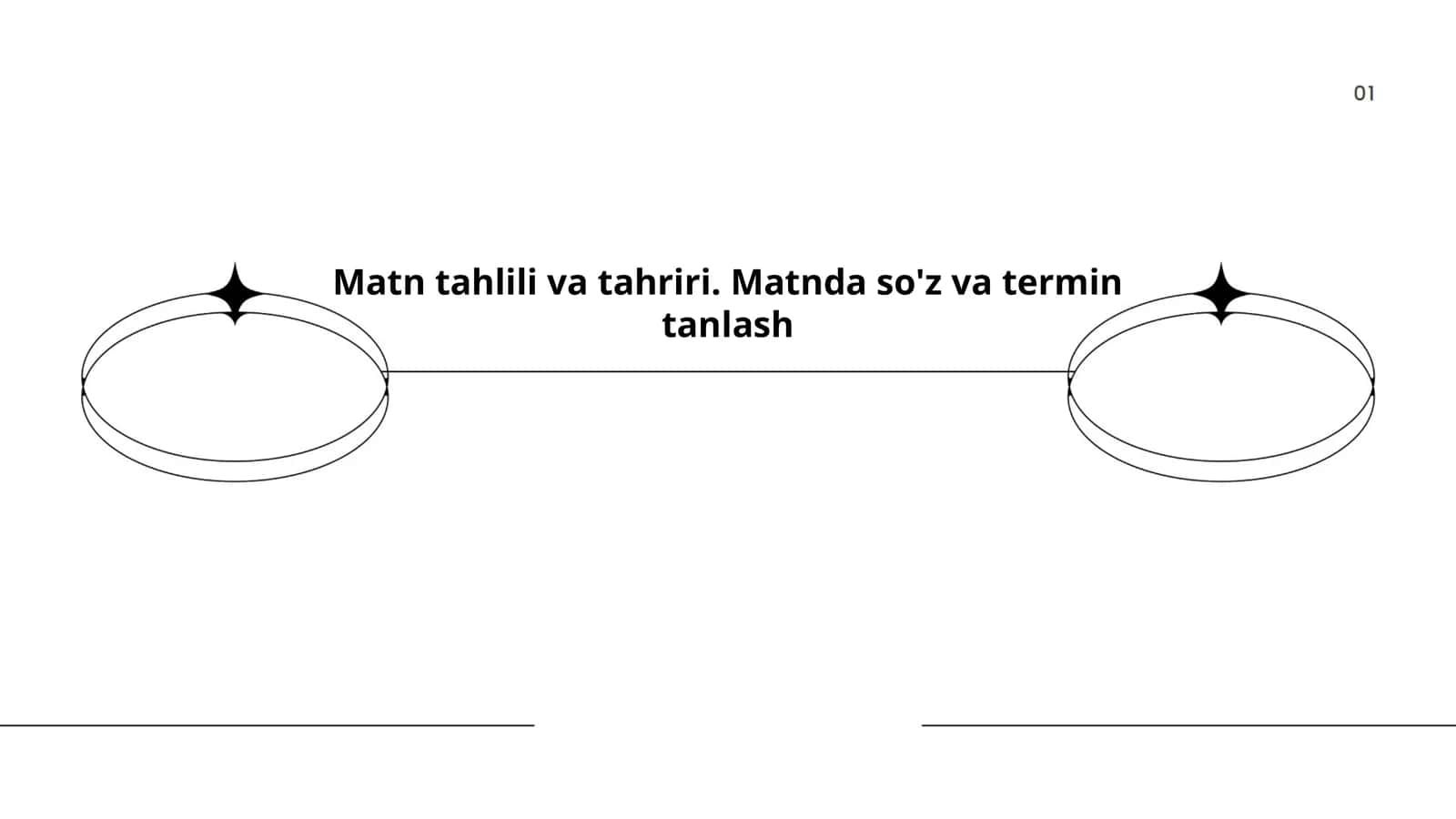 Matn tahlili va tahriri 1