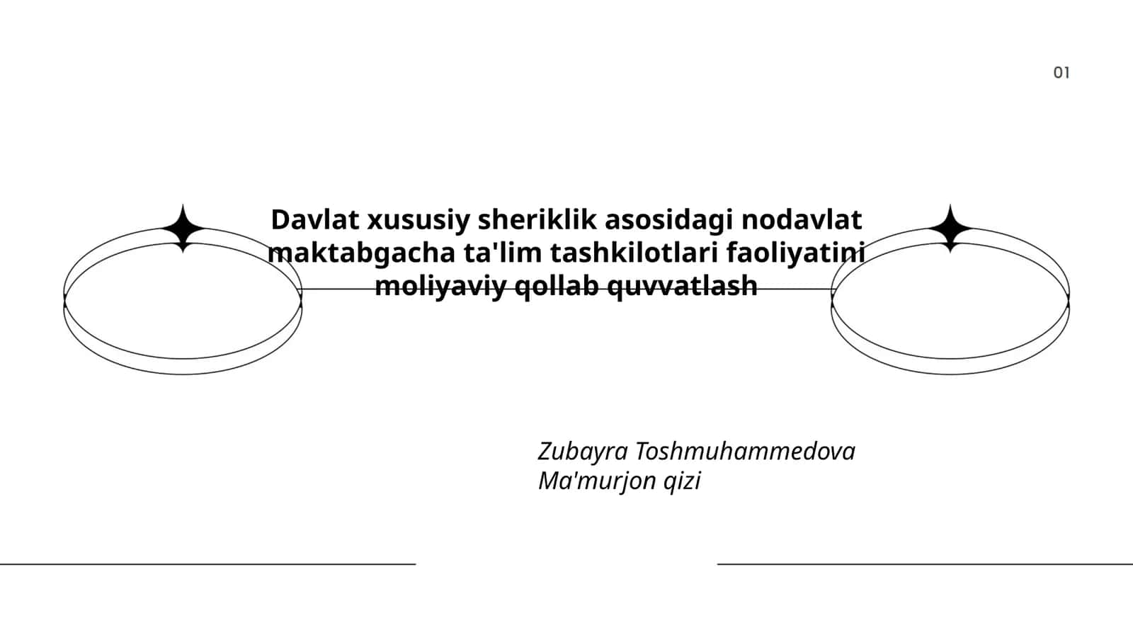Davlat xususiy sheriklik asoslari 1