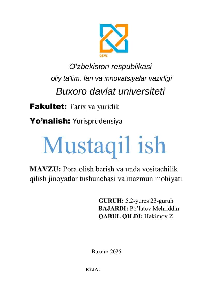 Pora olish 1