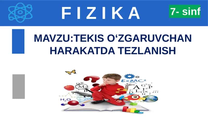 TEKIS O‘ZGARUVCHAN HARAKAT 1