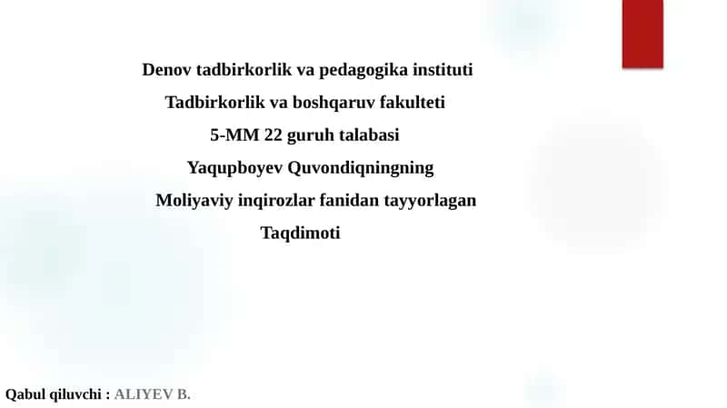 Moliyaviy-iqtisodiy inqirozlar 1