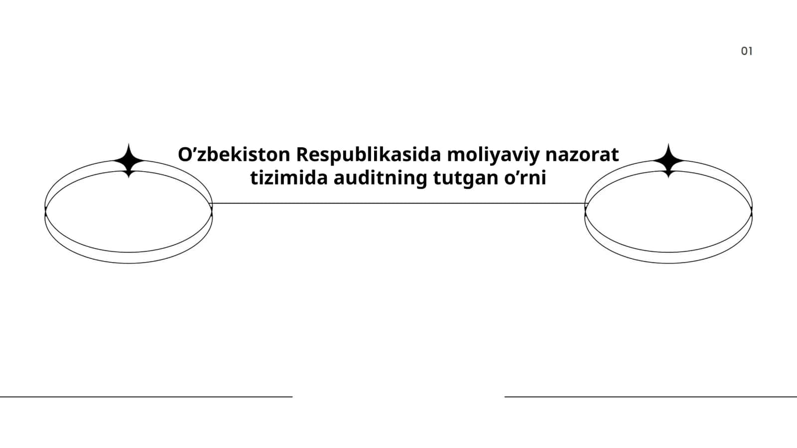 O’zbekiston Respublikasida moliyaviy nazorat tizimida auditning tutgan o’rni 1