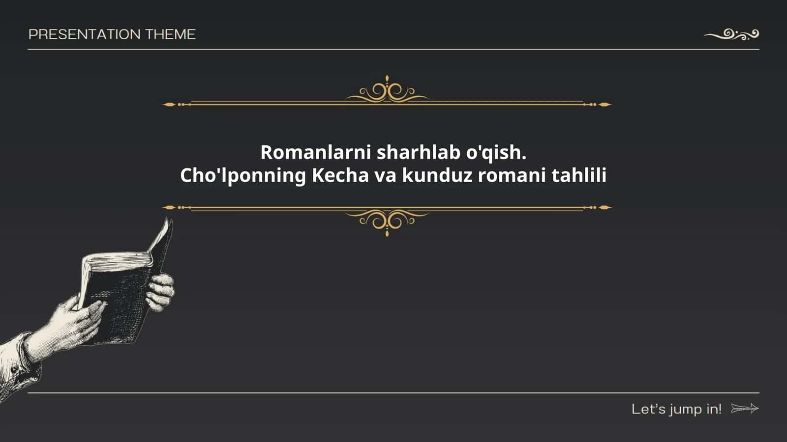 Cho'lponning Kecha va kunduz romani tahlili 1