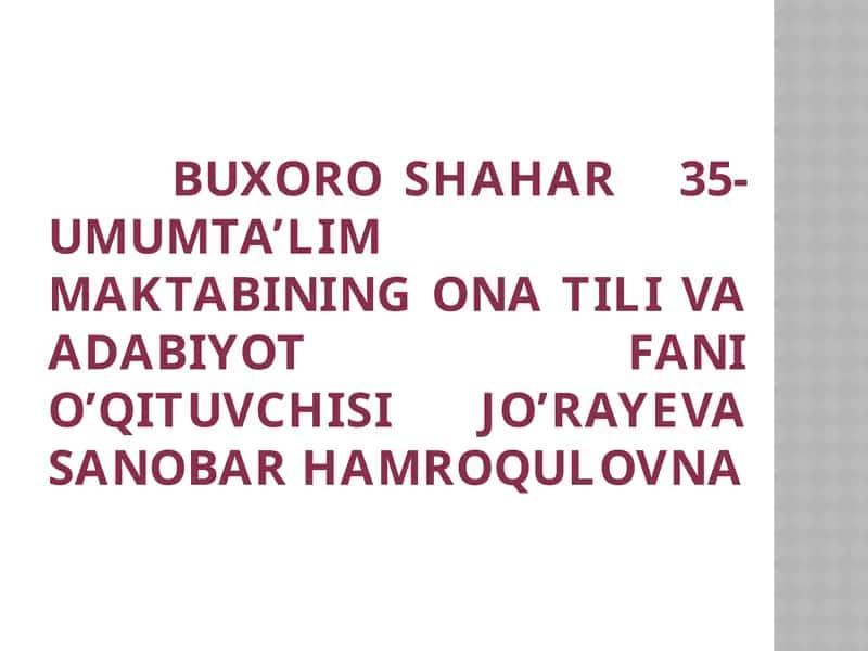 Tushunchalar tahlili metodlari 1