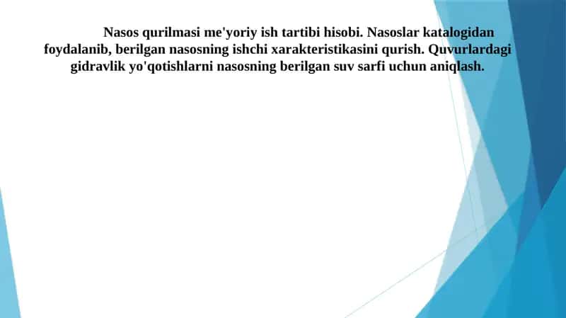 Nasosqurilmasi 1