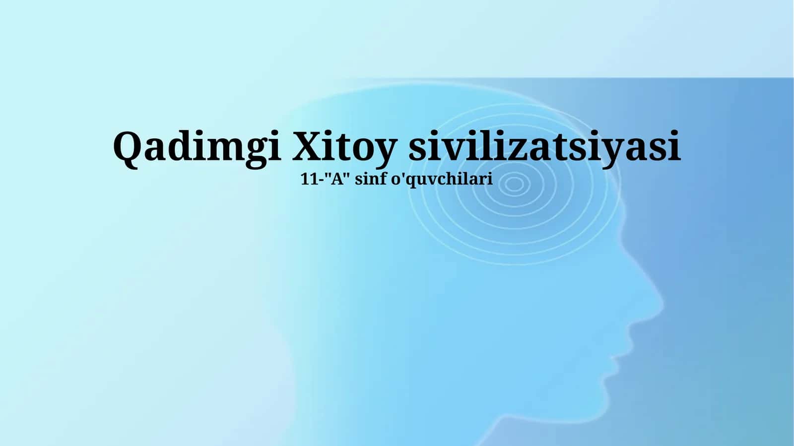 Qadimgi Xitoy sivilizatsiyasi 1