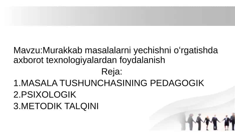Yuksak bilimli va intellektual rivojlangan avlodni tarbiyalash 1