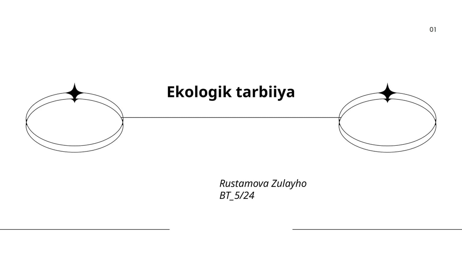 Ekologik tarbiiya 1