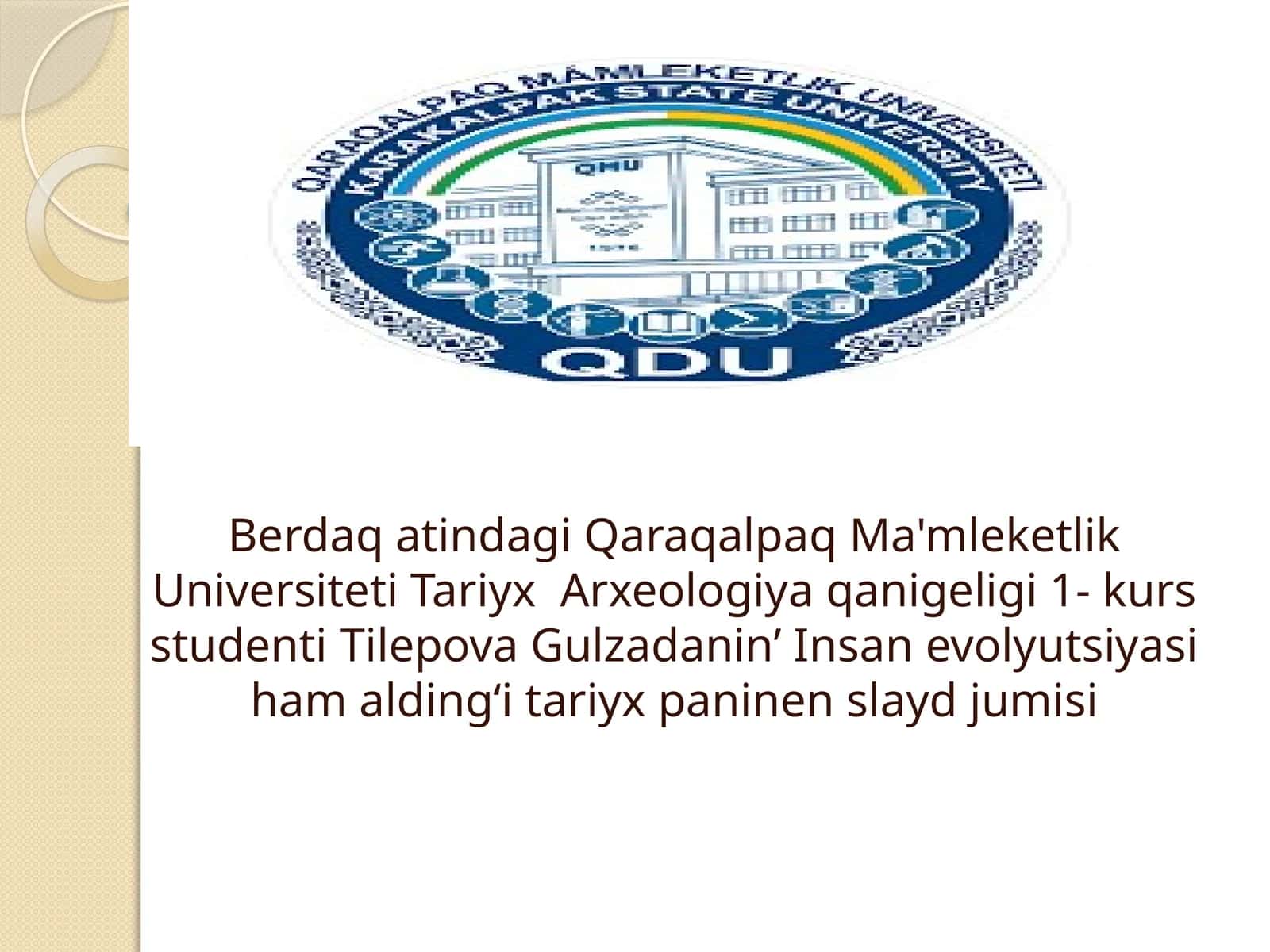 Tariyx Arxeologiya qanigeligi 1