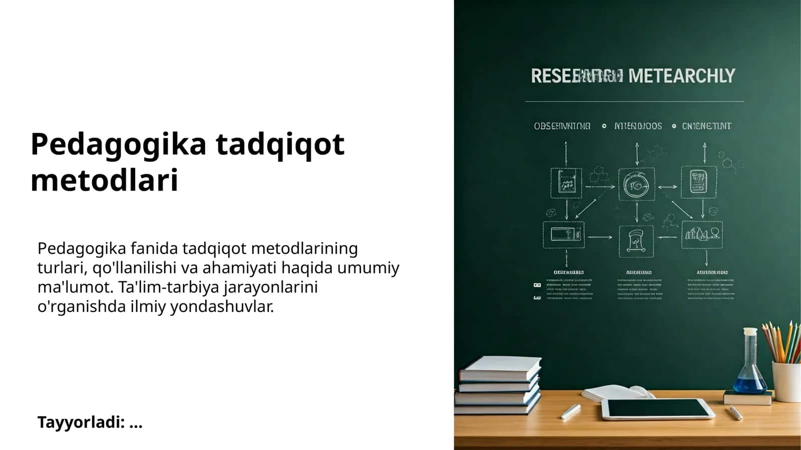 Pedagogika tadqiqot metodlari 1