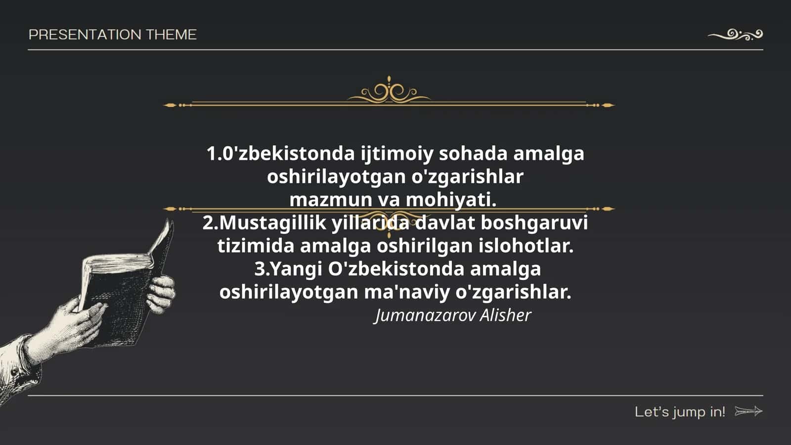 Jumanazarov Alisher 1