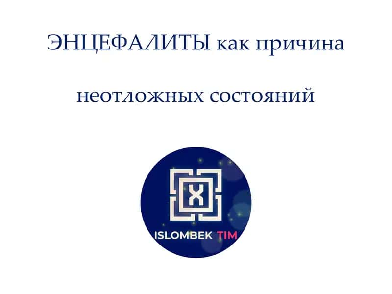 ЭНЦЕФАЛИТЫ 1