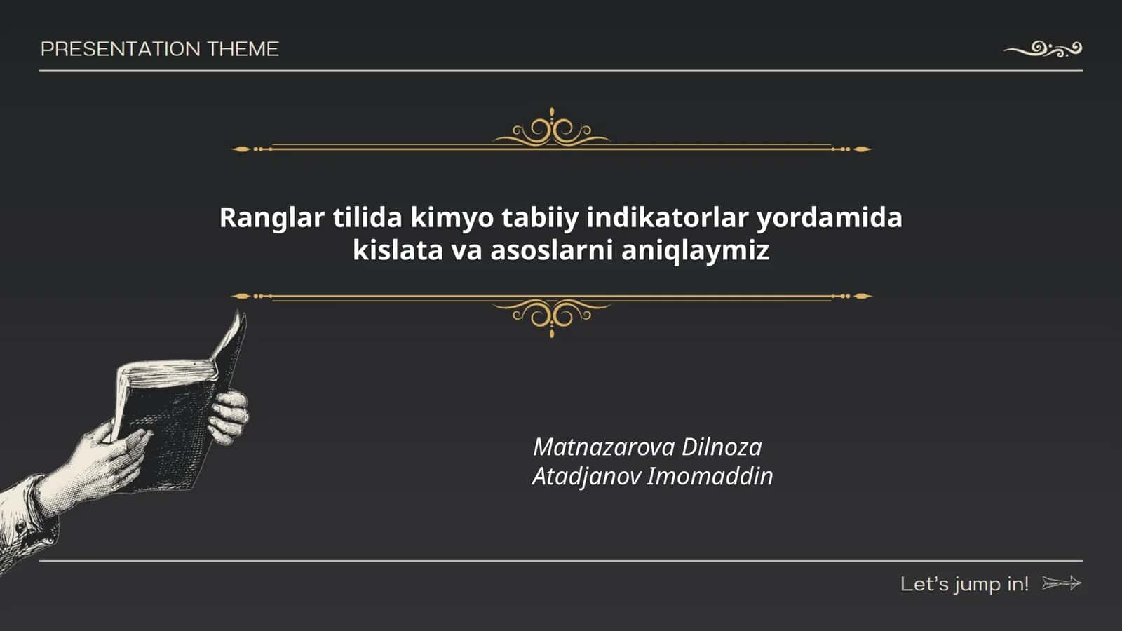 Ranglar tilida kimyo tabiiy indikatorlar yordamida kislata va asoslarni aniqlaymiz 1