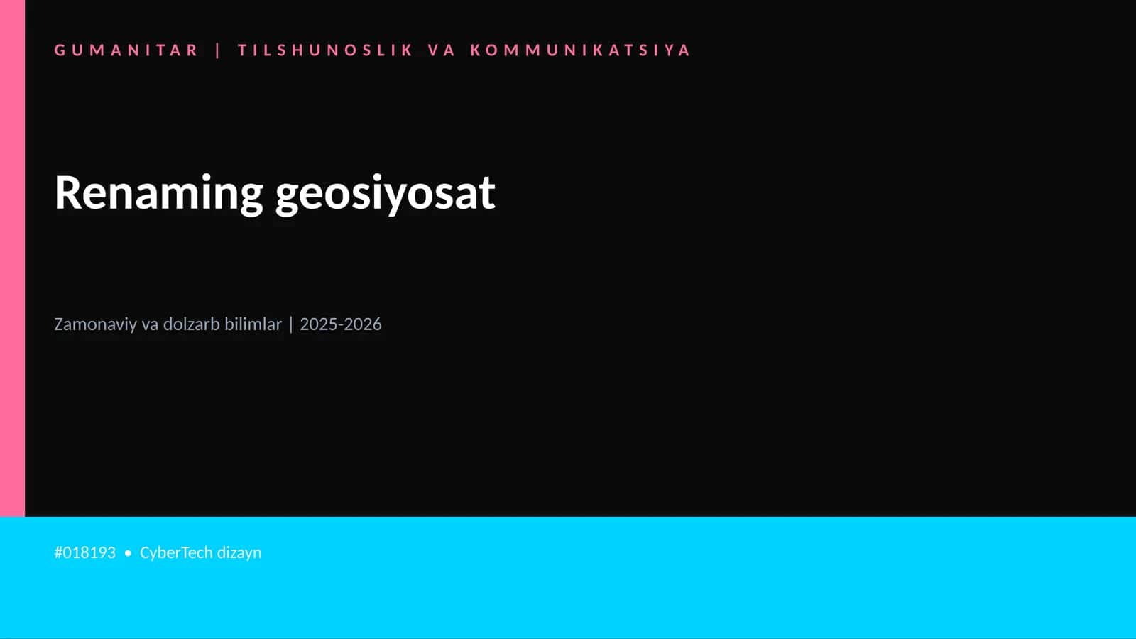 Renaming geosiyosat 1