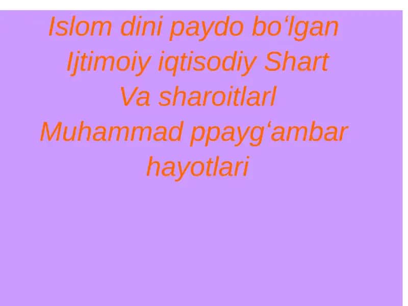 Johiliya davri tarixi 1