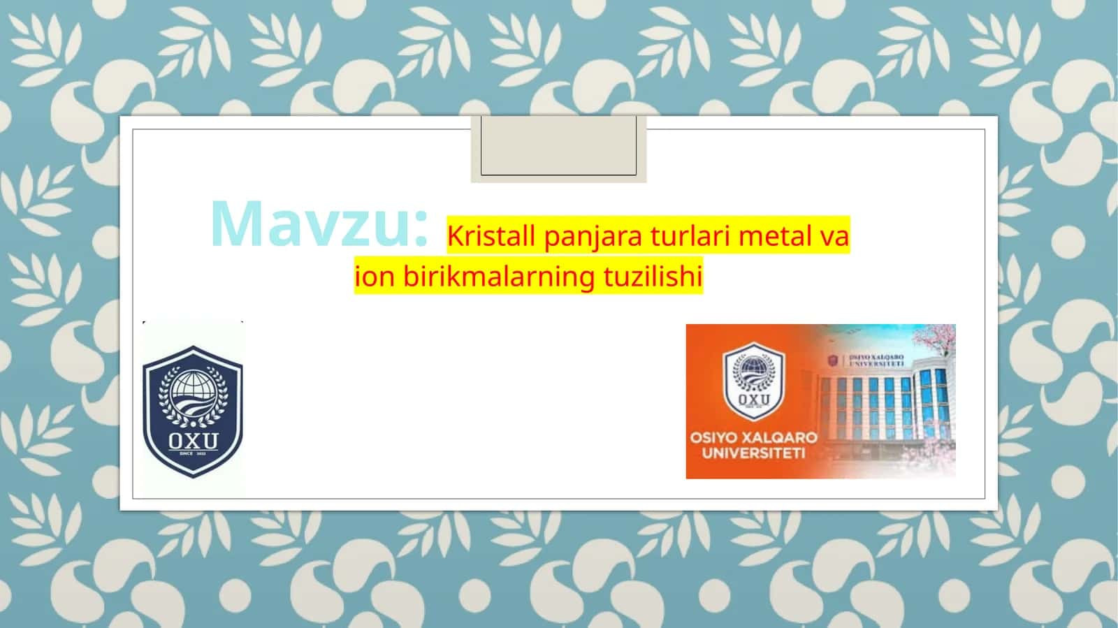 Kristallpanjara turlari 1
