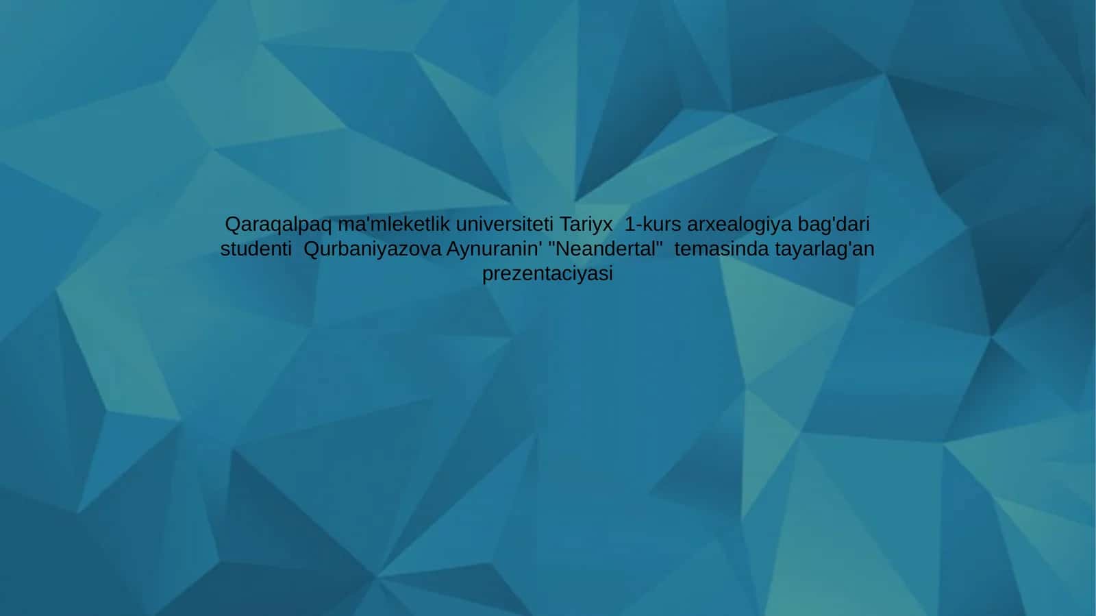 Neandertal 1