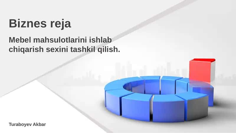 Mebel mahsulotlarini ishlab chiqarish 1