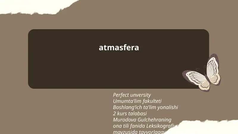 Leksikografiya mavzusida tayyorlagayan MUSTAQIL ISHI 1
