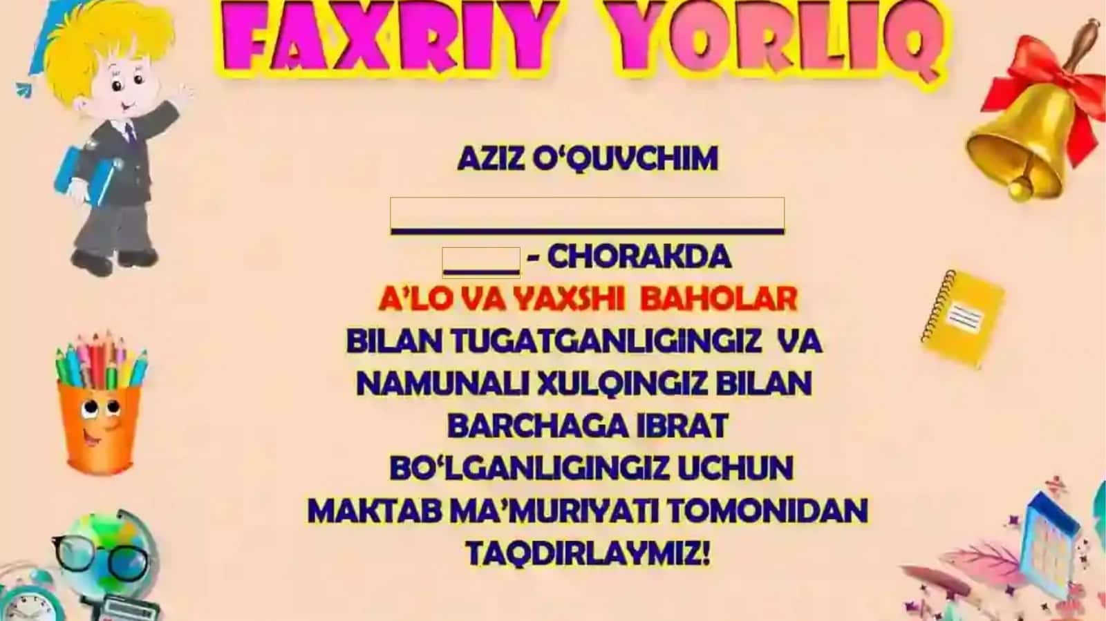 FAXRIY YORLIQ 1