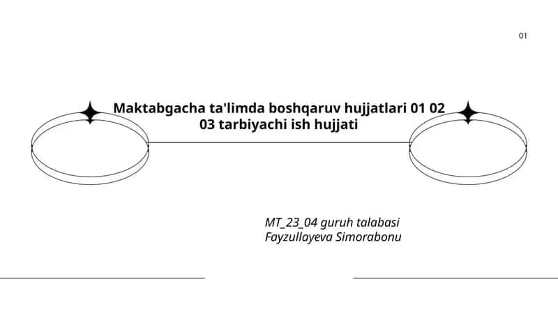 Maktabgacha ta'limda boshqaruv hujjatlari 01 02 03 tarbiyachi ish hujjati 1