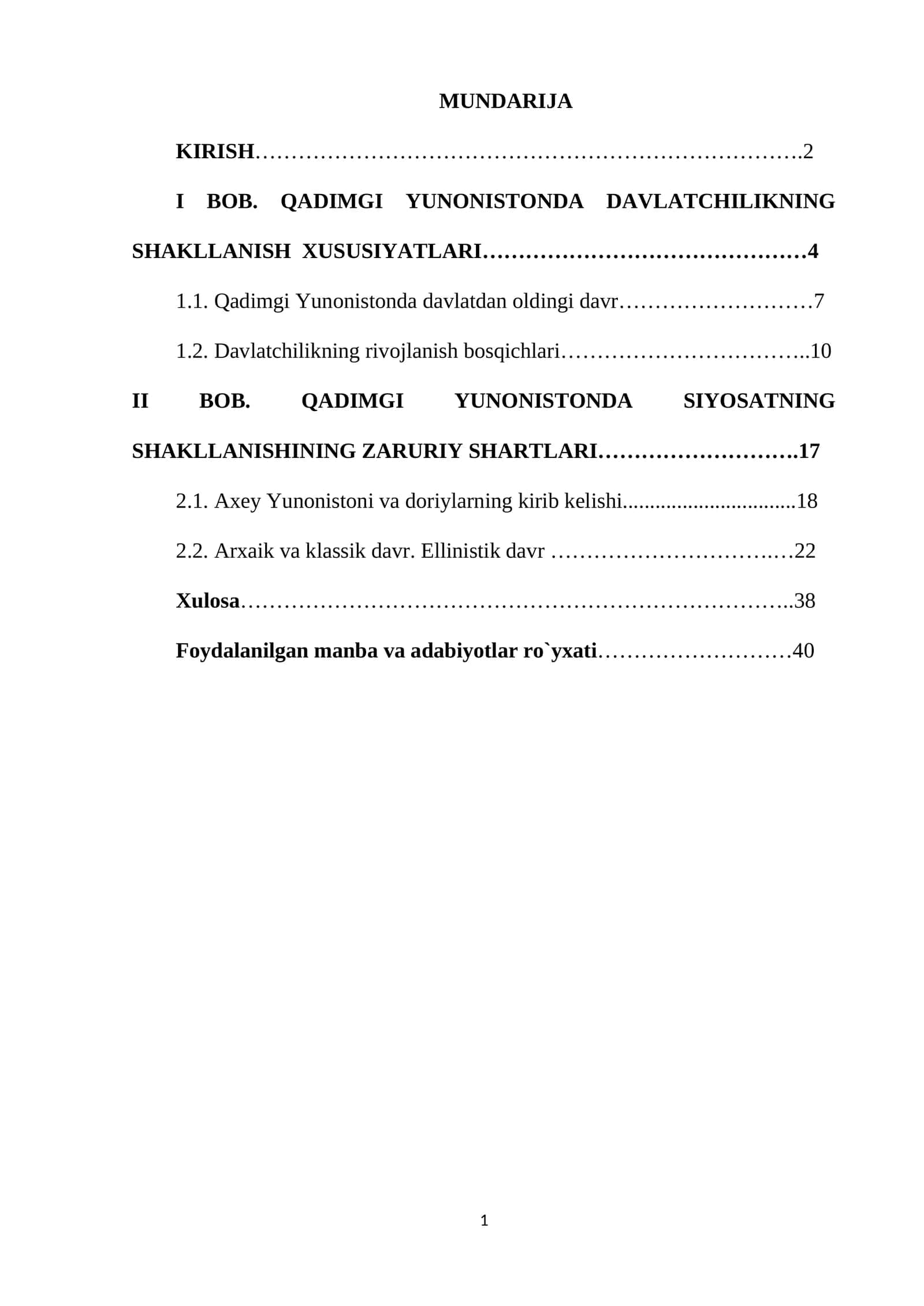 Qadimgi Yunonistonda davlatchilikning shakllanish xususiyatlari 1