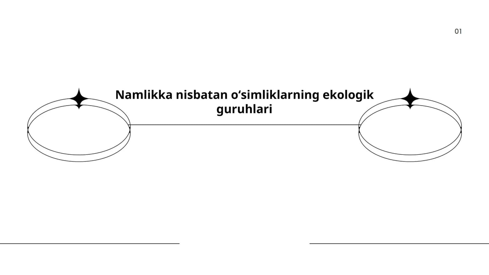 Namlikka nisbatan oʻsimliklarning ekologik guruhlari 1