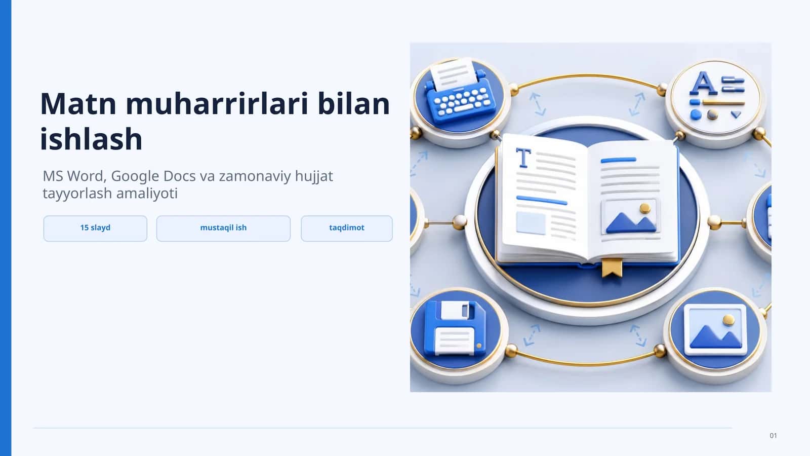 Matn muharrirlari bilan ishlash 1
