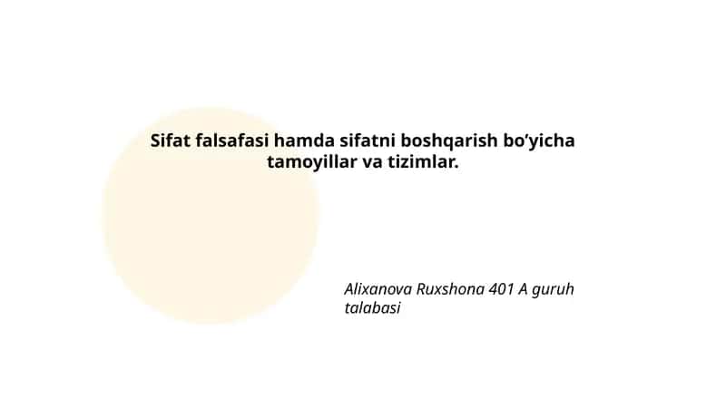 Sifat falsafasi 1