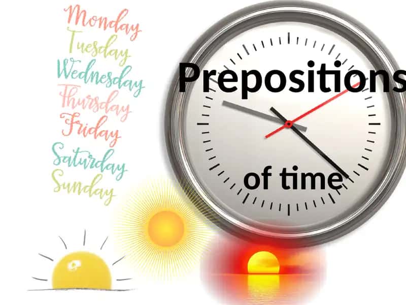 Prepositions of time 1