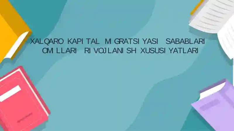 Xalqaro kapital migratsiyasi