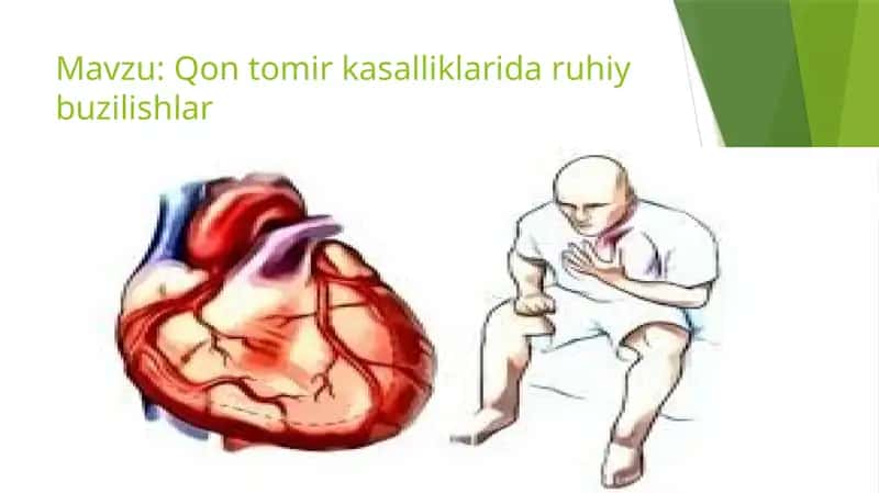 Qon tomir kasalliklarida ruhiy buzilishlar 1