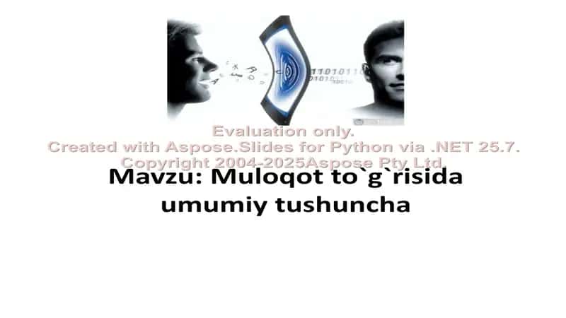 Muloqot psixologiyasi Muloqot to`g`risida umumiy tushuncha 1