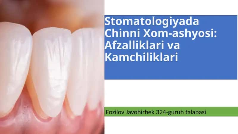 Chinni Xom-ashyosi 1
