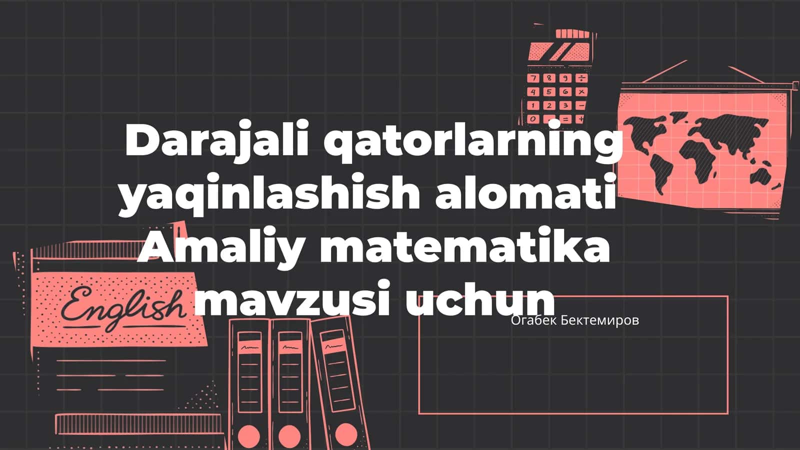 Darajali qatorlarning yaqinlashish alomati 1