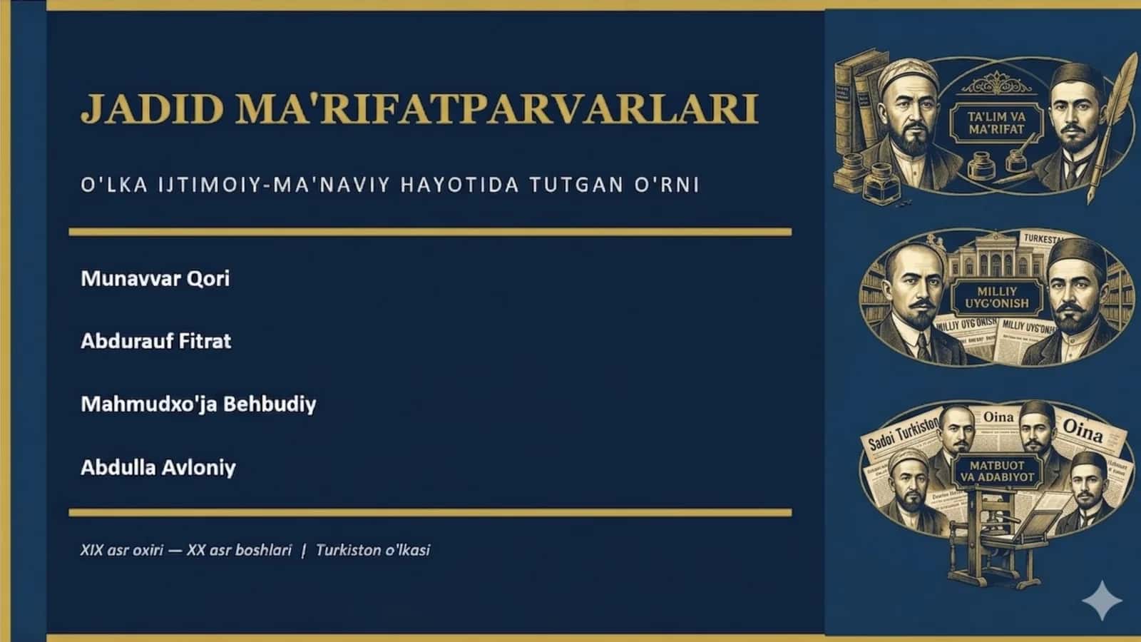 JADID MA'RIFATPARVARLARI 1