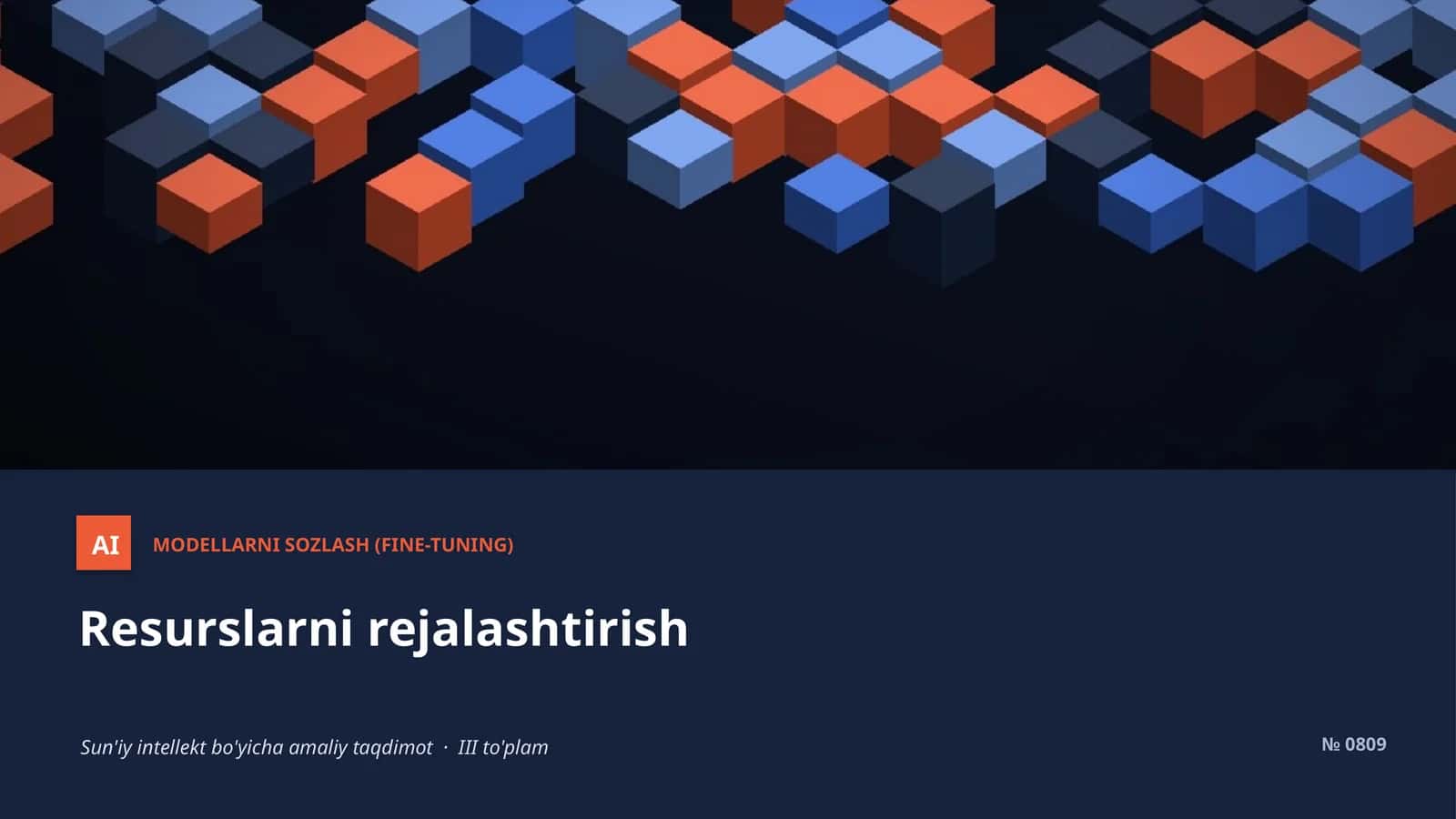 MODELLARNI SOZLASH (FINE-TUNING) 1