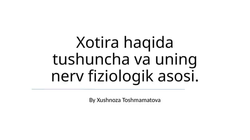 Neyrotransmitter va mukofot yo'llari 1