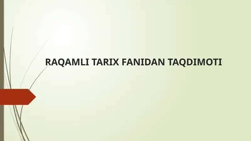 VATAN OSTONADAN BOSHLANADI- MENING QISHLOG’IM 1