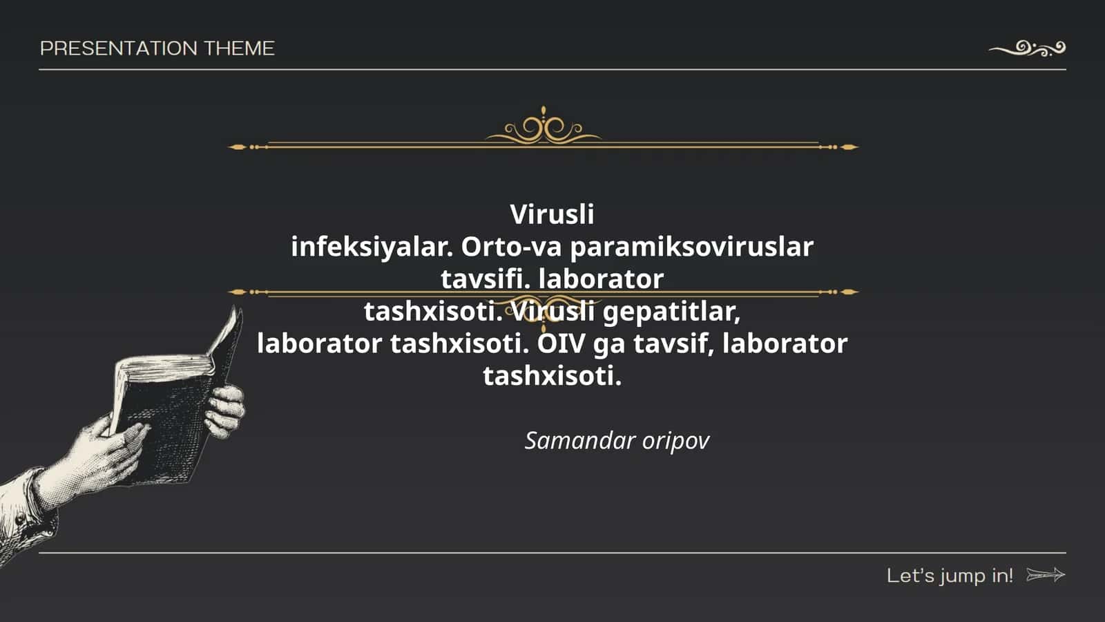 Virusli infeksiyalar. Orto-va paramiksoviruslar tavsifi 1