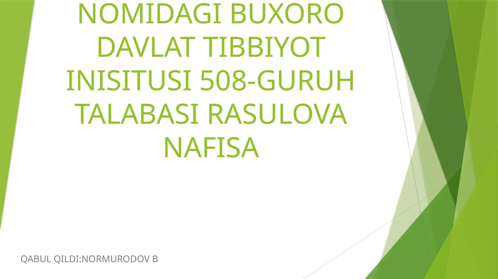 EMBRIOLOGIK ASOSLARI (JUDA MUHIM!) 1