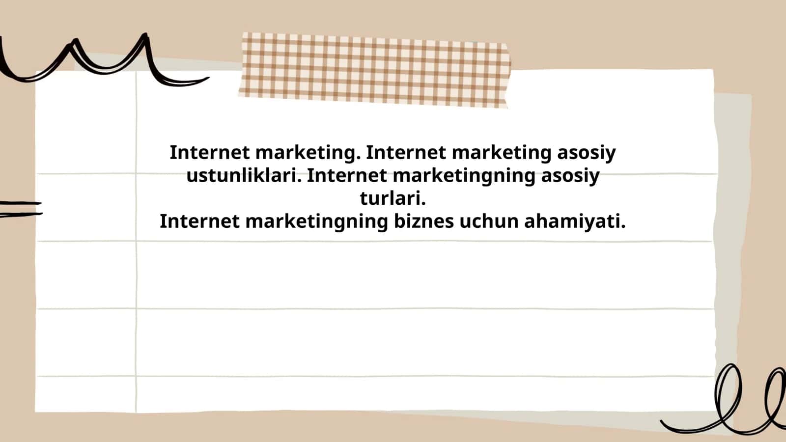 Internet marketingning asosiy tushunchalari 1